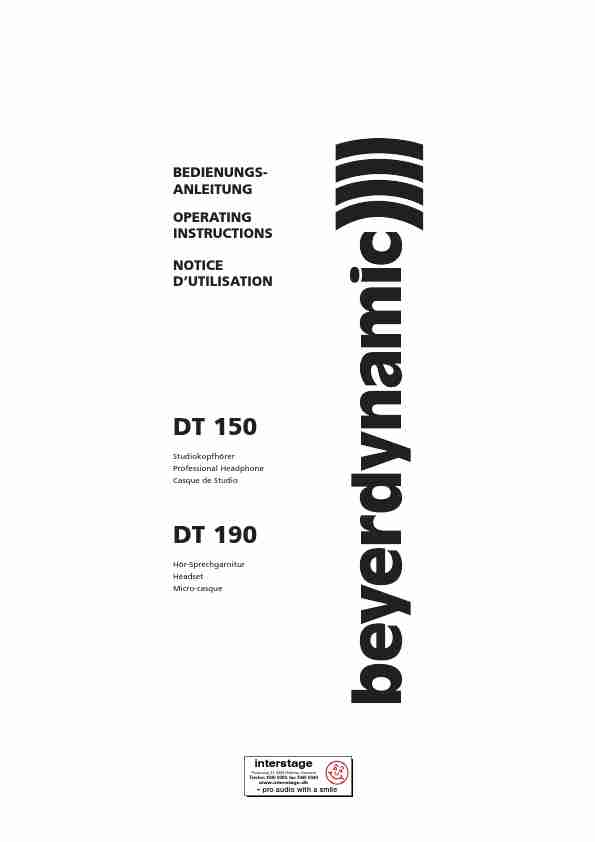Beyerdynamic Headphones DT 190-page_pdf